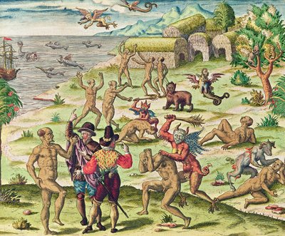 Cacodemon Attacking the Savages, from 